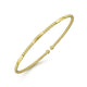 Gabriel & Co. BG4419-62Y4JJJ 14K Yellow Gold Bujukan Bead Open Bangle