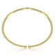 Gabriel & Co. BG4419-62Y4JJJ 14K Yellow Gold Bujukan Bead Open Bangle