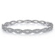 Gabriel & Co. BG4426-65W45JJ 14K White Gold Diamond Bangle
