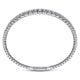 Gabriel & Co. BG4432-65W45JJ 14K White Gold Diamond Bangle