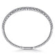 Gabriel & Co. BG4433-65W45JJ 14K White Gold Graduating Diamond Bangle