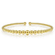 Gabriel & Co. BG4584-62Y4JJJ 14K Yellow Gold Bujukan Open Bangle in size 6.25