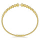Gabriel & Co. BG4585-62Y4JJJ 14K Yellow Gold Bujukan Open Bangle in size 6.25