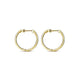 Gabriel & Co. EG10856Y45JJ 14K Yellow Gold Tiger Claw Set 20mm Round Inside Out Diamond Hoop Earrings