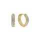 Gabriel & Co. EG10887Y45JJ 14K Yellow Gold 15mm Diamond Hoop Earrings