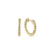 Gabriel & Co. EG10989Y45JJ 14K Yellow Gold Alternating Square and Round Diamond 15mm Huggies