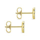 Gabriel & Co. EG12968Y45JJ 14K Yellow Gold Round Pavé Diamond Stud Earrings