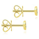 Gabriel & Co. EG13079Y45JJ 14K Yellow Gold Heart Shaped Pavé Diamond Stud Earrings