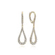 Gabriel & Co. EG13195Y45JJ 14K Yellow Gold Contoured Pear Shaped Diamond Drop Earrings