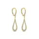 Gabriel & Co. EG13195Y45JJ 14K Yellow Gold Contoured Pear Shaped Diamond Drop Earrings