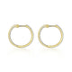 Gabriel & Co. EG13462Y45JJ 14K Yellow Gold French Pavé 20mm Round Inside Out Diamond Hoop Earrings