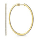 Gabriel & Co. EG13549Y45JJ 14K Yellow Gold French Pavé 50mm Round Inside Out Diamond Classic Hoop Earrings