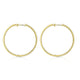 Gabriel & Co. EG13549Y45JJ 14K Yellow Gold French Pavé 50mm Round Inside Out Diamond Classic Hoop Earrings
