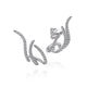 Gabriel & Co. EG13689W45JJ 14K White Gold Abstract Diamond Stud Earrings