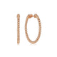 Gabriel & Co. EG13929K4JJJ 14K Rose Gold 30mm Bujukan Classic Hoop Earrings
