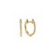 14K Yellow Gold Bujukan Huggie Earrings