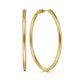 Gabriel & Co. EG14100Y4JJJ 14K Yellow Gold 50MM Round Classic Hoop Earrings