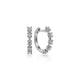 Gabriel & Co. EG14242W45JJ 14K White Gold 15mm Diamond Huggies