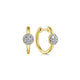 Gabriel & Co. EG14256Y45JJ 14K Yellow Gold 15MM Diamond Earrings