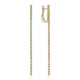 Gabriel & Co. EG14349Y4JJJ 14K Yellow Gold Long Bujukan Drop Earrings