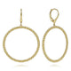 Gabriel & Co. EG14476Y4JJJ 14K Yellow Gold Oversized Bujukan Circle Drop Earrings
