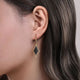 Gabriel & Co. EG14502Y4JOX 14K Yellow Gold Bujukan Kite Drop Earrings with Onyx Inlay