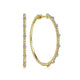 Gabriel & Co. EG14525Y45JJ 14K Yellow Gold 40mm Diamond Classic Hoop Earrings