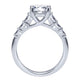 Platinum Round Diamond Engagement Ring