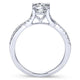 18K White Gold Round Diamond Engagement Ring
