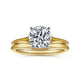 Gabriel & Co. ER11832R8M4JJJ 14K White-Yellow Gold Round Diamond Engagement Ring
