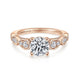 14K Rose Gold Round Diamond Engagement Ring