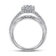 Gabriel & Co. ER13662R6W44JJ 14K White Gold Round Diamond Engagement Ring
