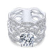 14K White Gold Round Diamond Engagement Ring