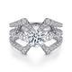 14K White Gold Round Diamond Engagement Ring