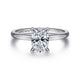 Gabriel & Co. ER14684O4W4JJJ 14K White Gold Oval  Diamond Engagement Ring