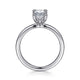 Gabriel & Co. ER14684O4W4JJJ 14K White Gold Oval  Diamond Engagement Ring