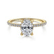 Gabriel & Co. ER14719O4Y44JJ 14K Yellow Gold Hidden Halo Oval Diamond Engagement Ring