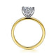 Gabriel & Co. ER15960R6M4JJJ 14K White-Yellow Gold Diamond Engagement Ring