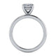 Gabriel & Co. ER15972O6W44JJ 14K White Gold Hidden Halo Oval Diamond Engagement Ring