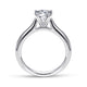 Gabriel & Co. ER6684PTJJJ Platinum Round Diamond Engagement Ring