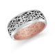 Malo 14K White Gold Men's Wedding Band 8mm FJM-018-8W
