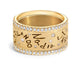 8mm Gold Family Forever Standard Ring & Small Pavé Stack