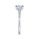 Gabriel & Co. 14k White Gold Contemporary Straight Engagement Ring