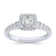Gabriel & Co. 14k White Gold Entwined Halo Engagement Ring
