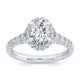 Gabriel & Co. 14k White Gold Entwined Halo Engagement Ring