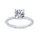 Gabriel & Co. 14k White Gold Hampton Solitaire Engagement Ring