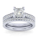 Gabriel & Co. 14k White Gold Contemporary Straight Engagement Ring