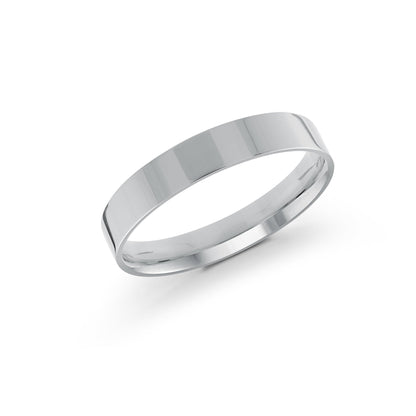 Malo White Gold Men's Wedding Band 4mm J-104-04WG