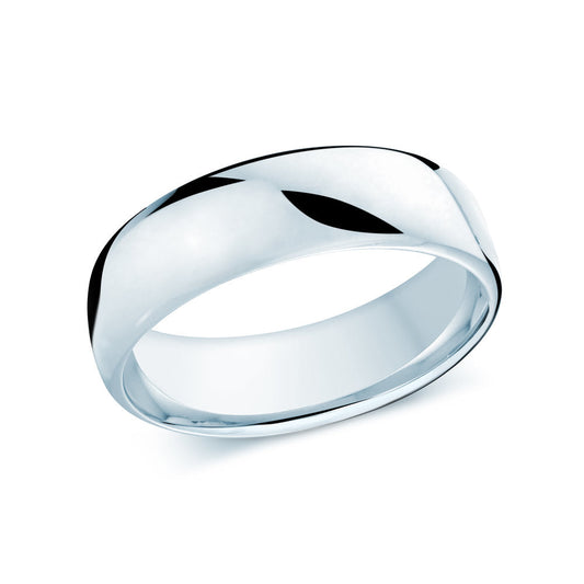 Malo White Gold Men's Wedding Band 8mm J-308-07WG