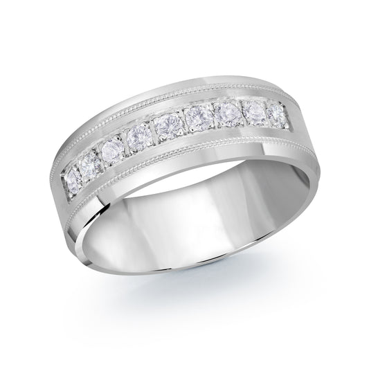 JMD-1095-8W45 Wedding Band